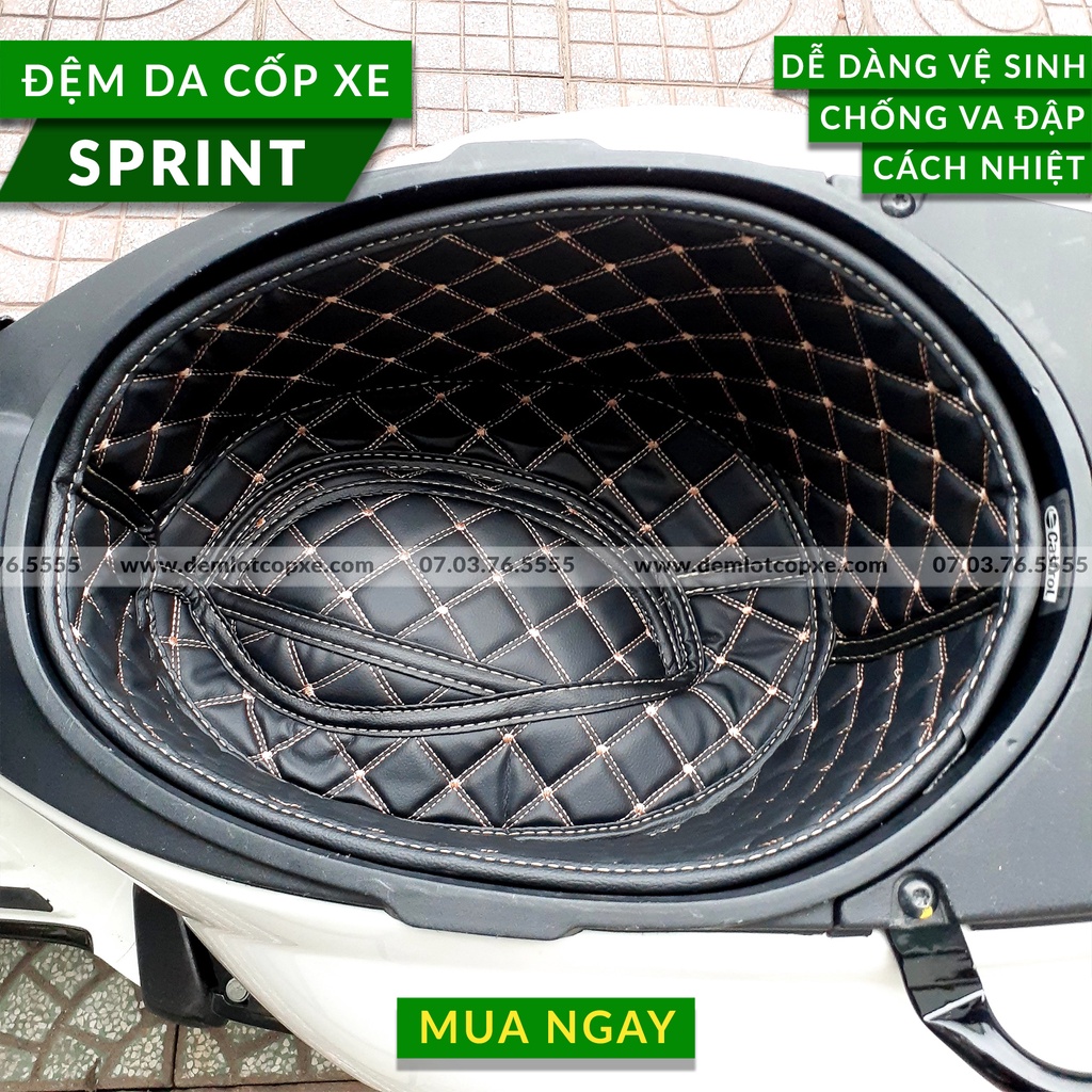Lót Cốp Da Chống Nóng Chống shock - VESPA SPRINT (PRIMMAVERA)-Giá Tận Xưởng-Có Túi Giấy Tờ