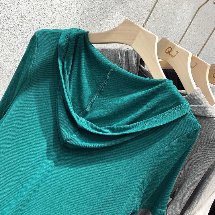 Áo Hoodie Tay Ngắn Màu Sắc Đơn Giản Phong Cách Hàn Quốc Cho Nữ | BigBuy360 - bigbuy360.vn