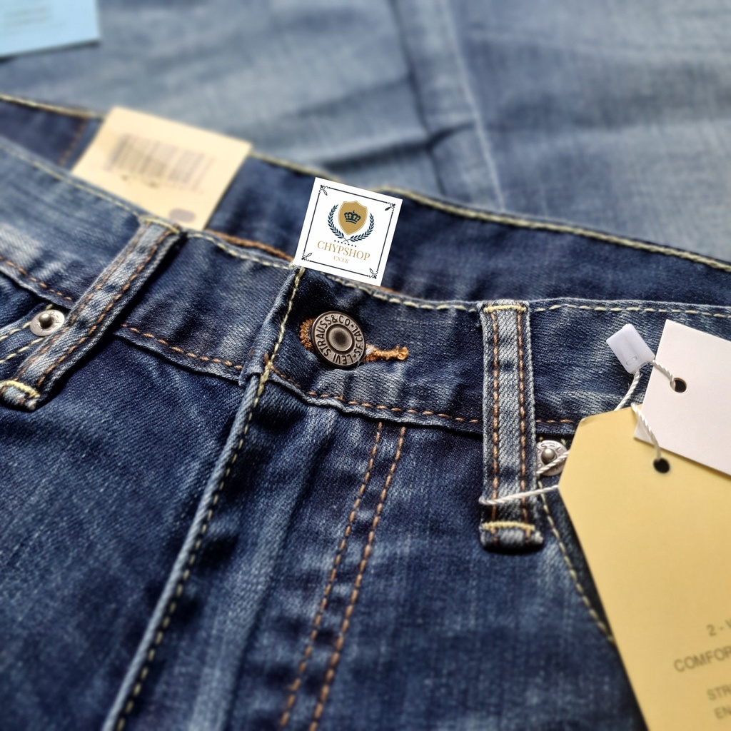 Quần Short Jeans nam Quần đùi nam Levis 511 màu xanh đơn giản