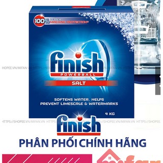 4kg Muối rửa chén bát Finish trong máy rửa bát