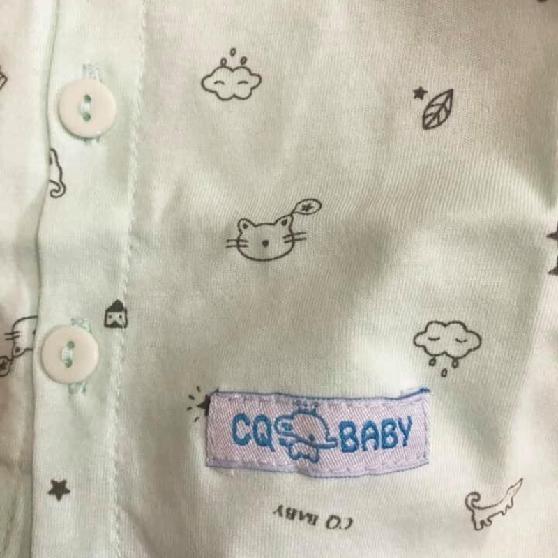 Áo dài tay cho bé sơ sinh bé trai bé gái mùa hè giá rẻ đồ sơ sinh cho bé CQ màu ADSS01