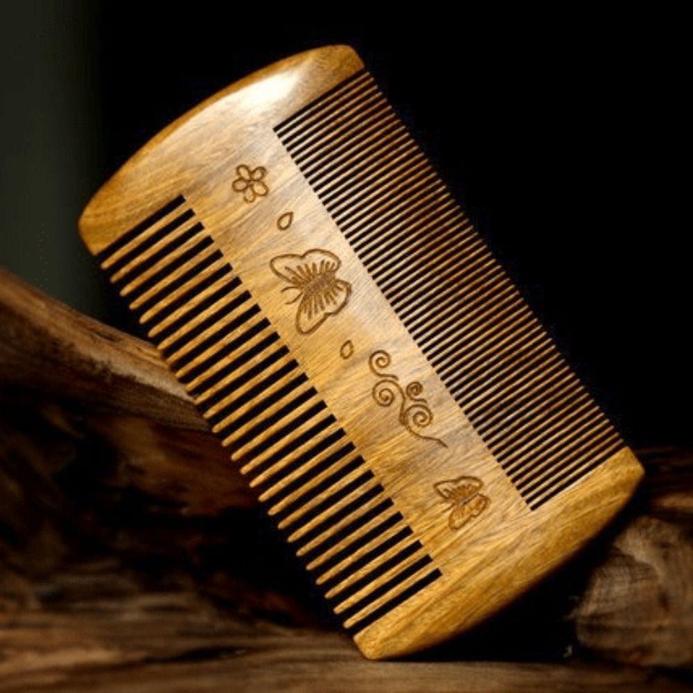 Lược Chải Râu Mát Xa Da Đầu Chống Tĩnh Điện Tự Nhiên Thời Trang