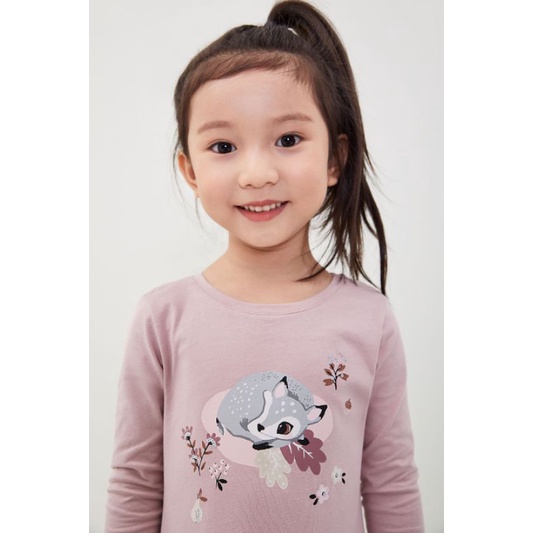 Set áo váy kèm quần legging HM China chính hãng sz từ 1.5-2y đến 10-11y