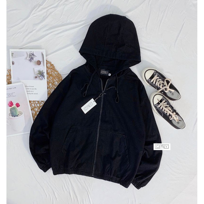 Áo Khoác Kaki Nón | Áo Khoác Nữ Kaki Đẹp | Áo Khoác Kaki Nữ Có Nón | Ginny.brand | BigBuy360 - bigbuy360.vn