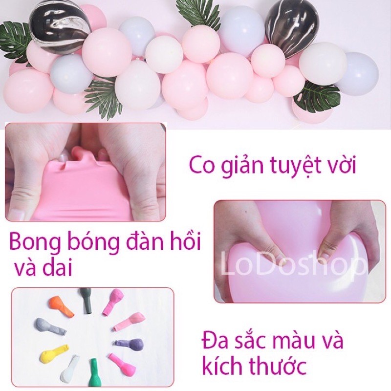 Set bóng trang trí sinh Nhật bé gái mẫu ngựa pony kỳ lân 1 sừng đẹp tại nhà