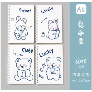 Sổ lò so size a5 , kẻ ngang