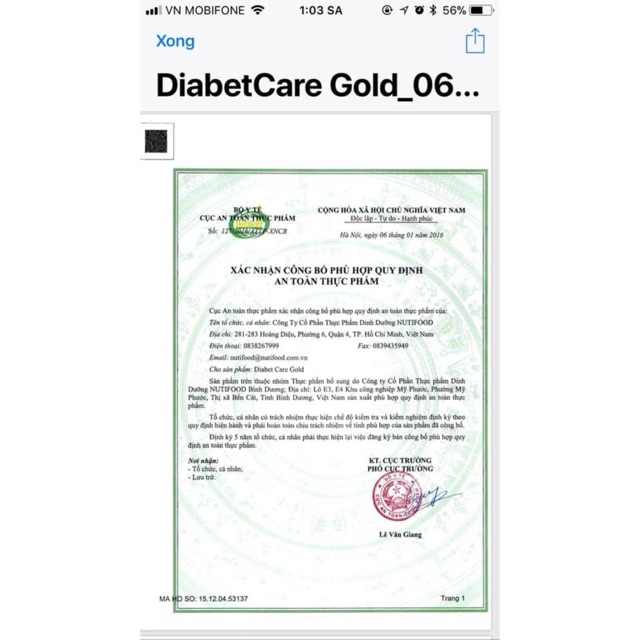 Sữa Bột Nutifood Diabet Care Gold  - lon 900gr