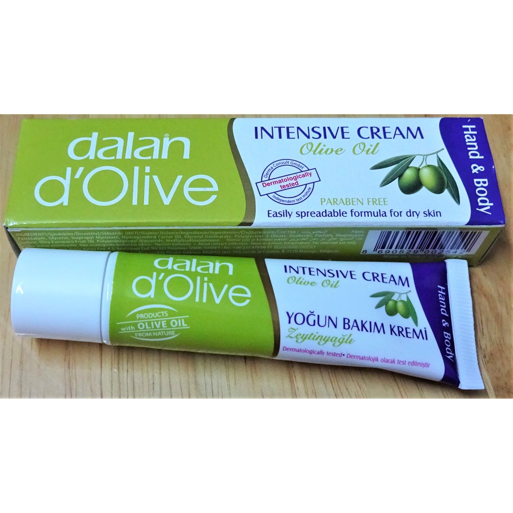 Kem Dưỡng Da Tay Và Toàn Thân Dalan d'Olive Oil Moisturizing Cream Hand & Body 20ml
