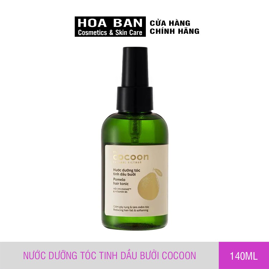 [Mã COSDAY -50k đơn 150k] Nước Dưỡng Tóc Tinh Dầu Bưởi Cocoon 140ml