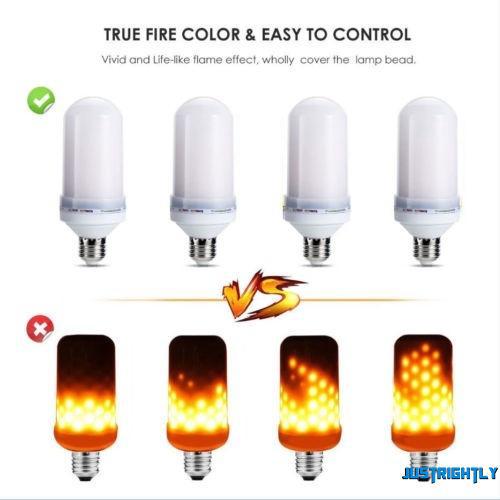 Đèn Led E27 Tạo Hiệu Ứng Ngọn Lửa Trang Trí Giáng Sinh