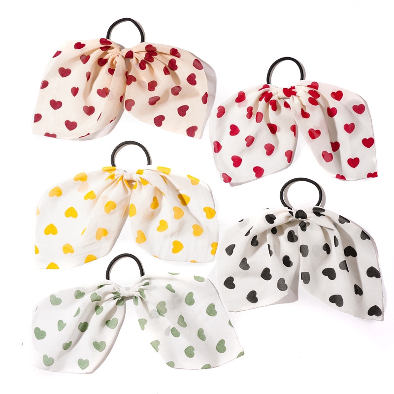 Dây cột tóc hình trái tim cho nữ