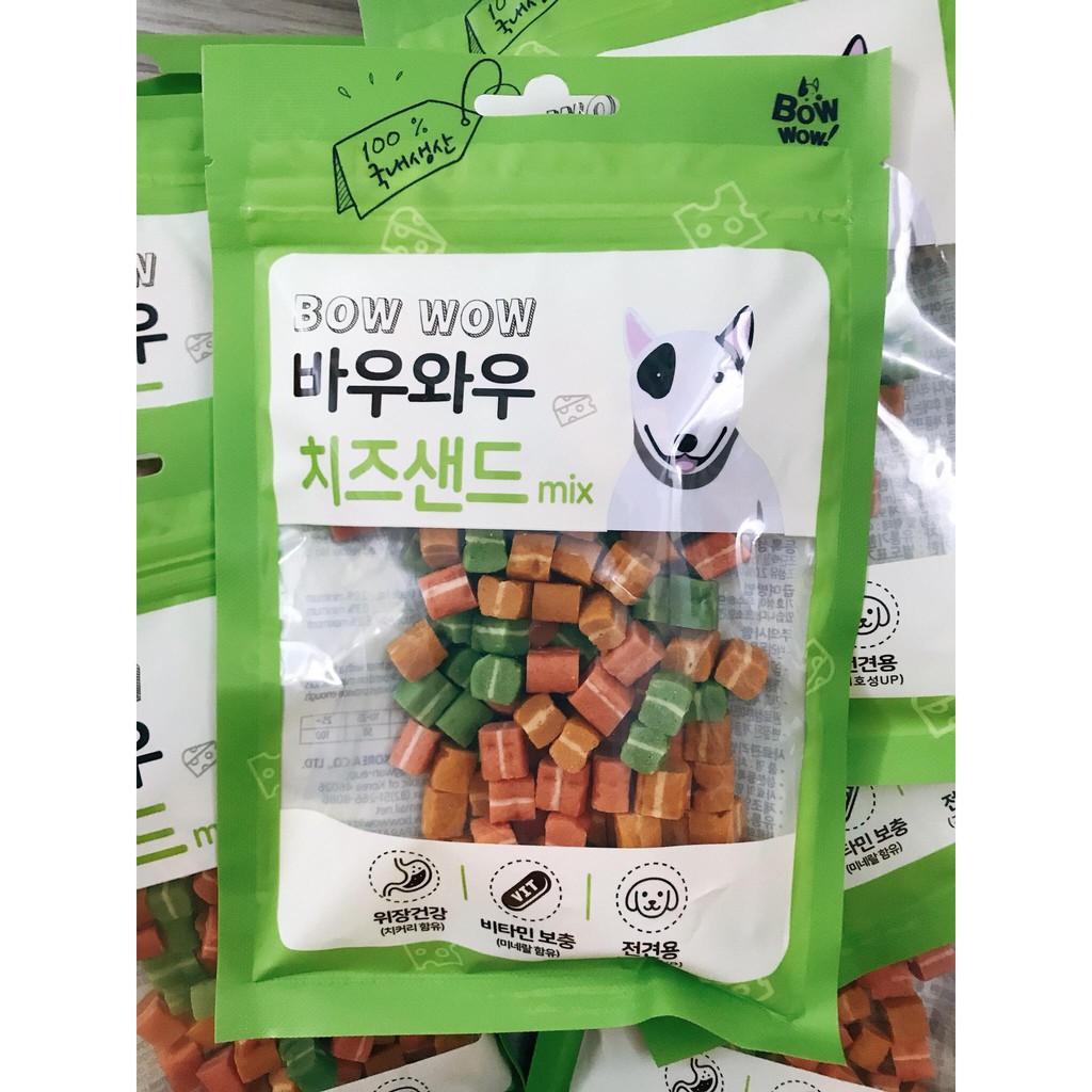SANDWICH HỖN HỢP BOWWOW BÁNH THƯỞNG CHO CHÓ SW-MX-120