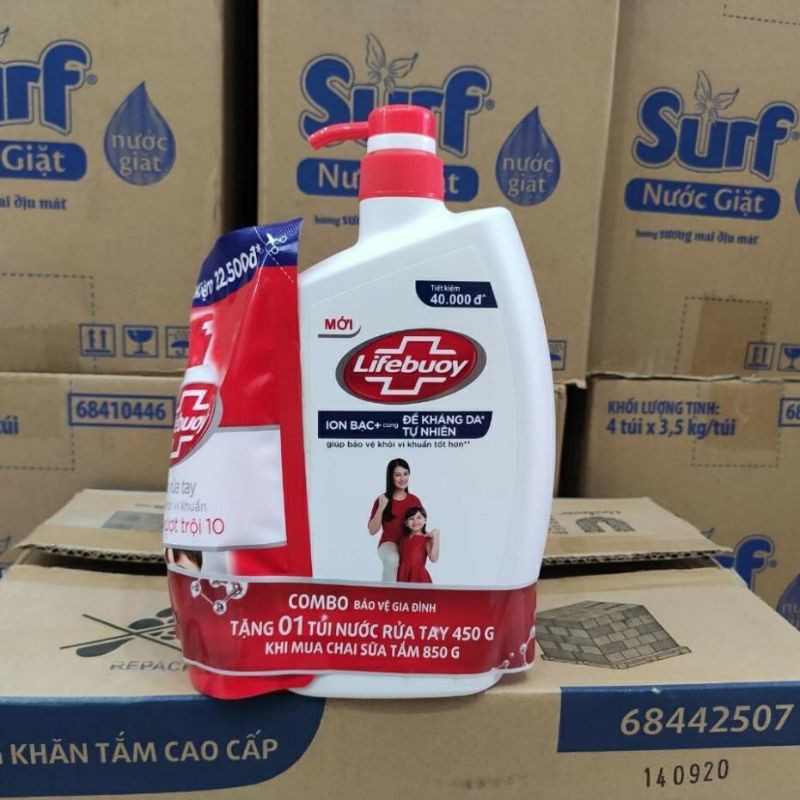 Sữa tắm Lifebuoy 850g