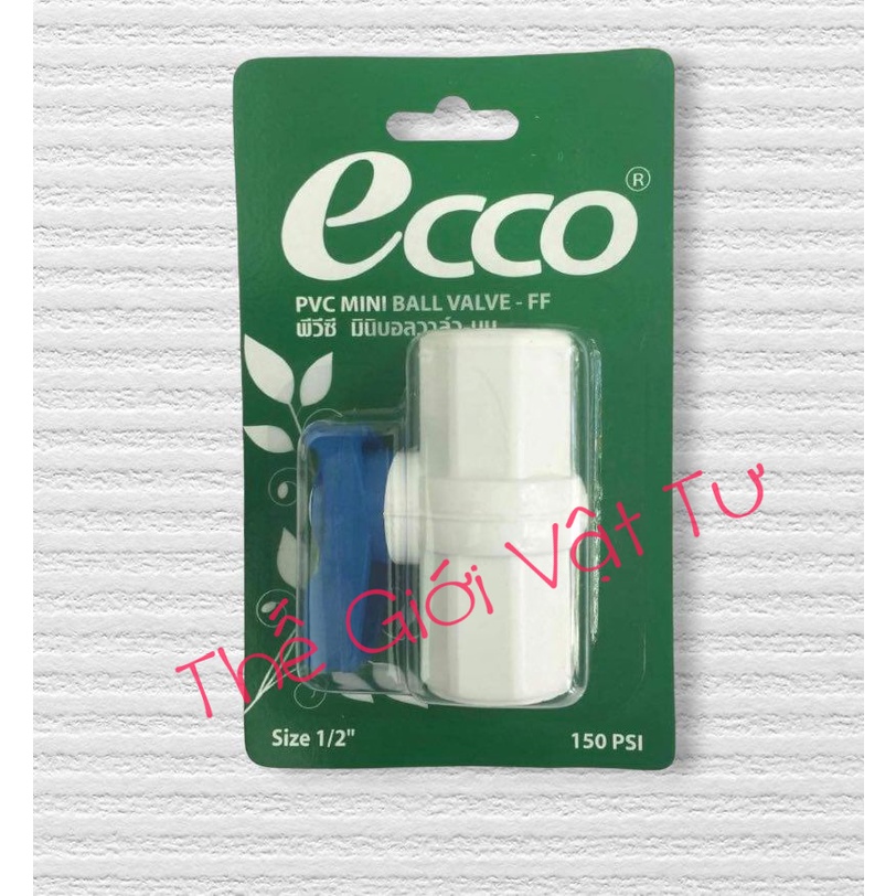 Van khoá nước cao cấp Ecco 2 đầu răng trong nhập khẩu từ Thái Lan