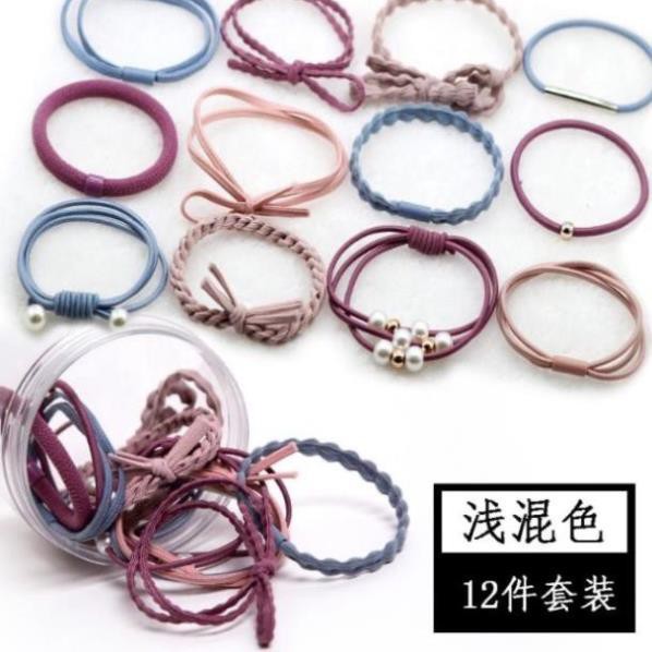 Dây chun buộc tóc, Chun buộc tóc 💥FreeShip💥 Thiết kế đơn giản phong cách