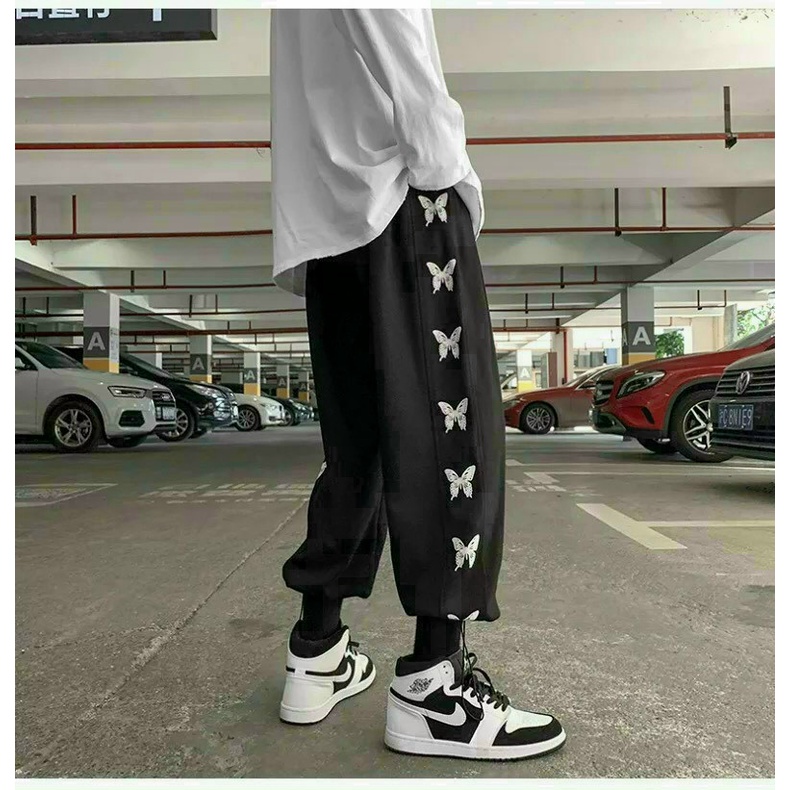 QUẦN JOGGER BƯỚM RÚT DÂY UNISEX PHONG CÁCH NHẬT BẢN