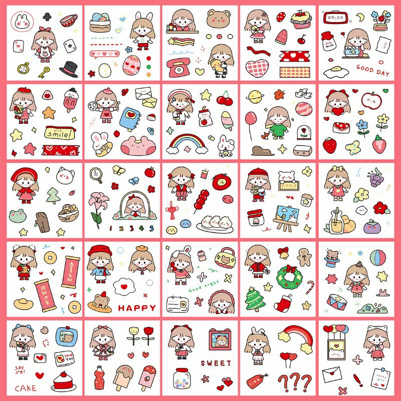 Miếng dán hoạt hình/ sticker siêu xinh