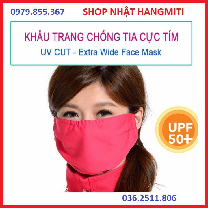 Khẩu trang chống tia UV cut 96% hàng Nhật | BigBuy360 - bigbuy360.vn