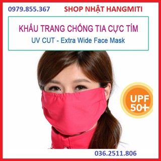Khẩu trang chống tia UV cut 96% hàng Nhật