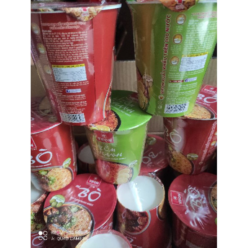 MÌ LY VIFON VỊ BÒ, TÔM CHANH, CHUA CAY, TÔM YUMI