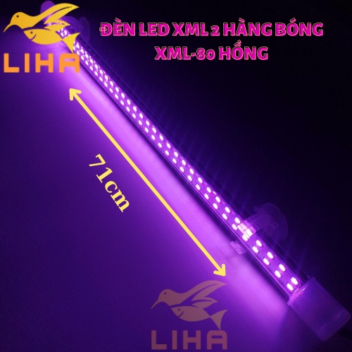 Đèn Led XML 2 Hàng Bóng XML-80 - Led Thủy Tinh Xuanmeilong Chuyên Dụng Cho Cá Cảnh