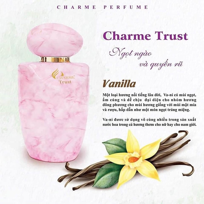 Nước hoa nữ Charme Trust 50ml Cá tính gợi cảm quyến rũ nổi bật lôi cuốn