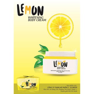 [100% Chính Hãng] kem body chanh lemon Qlady