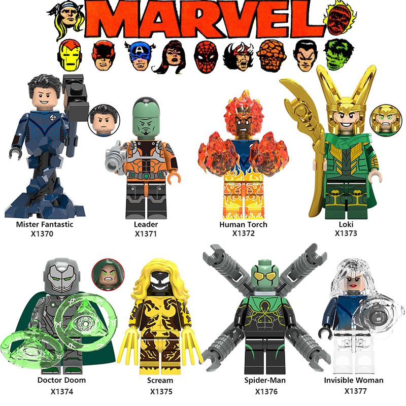 Mô Hình Lắp Ráp Lego Nhân Vật Truyện Tranh Marvel