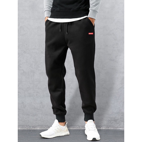 [CHẤT DÀY HÀNG XỊN] Quần Nỉ Nam Lót Lông Co Giãn Cao Cấp Chọn Size Chính Hãng Amalife