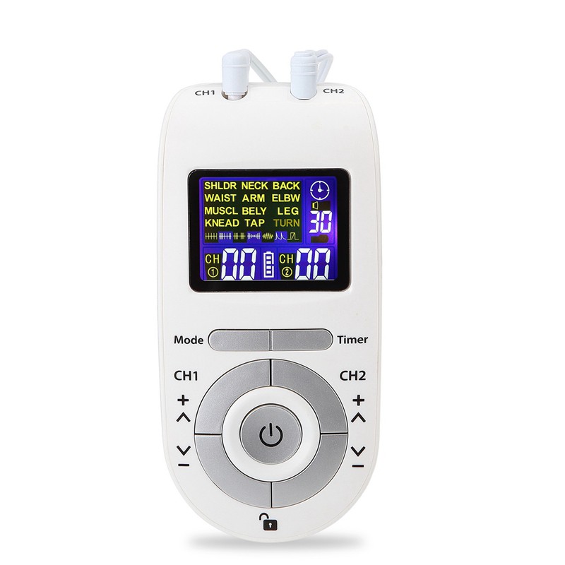 12 Programs TENS Body Massager Digital Acupuncture EMS Therapy Device Electric Pulse Machine Muscle Stimulator