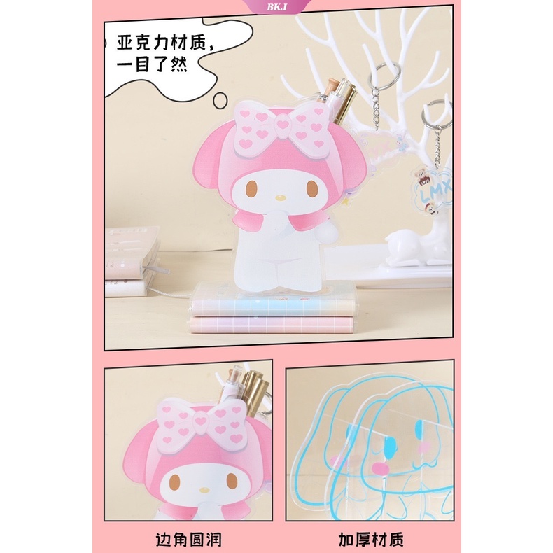 Ống Đựng Bút Bằng Acrylic Trong Suốt Hình Cinnamoroll My Melody Đáng Yêu