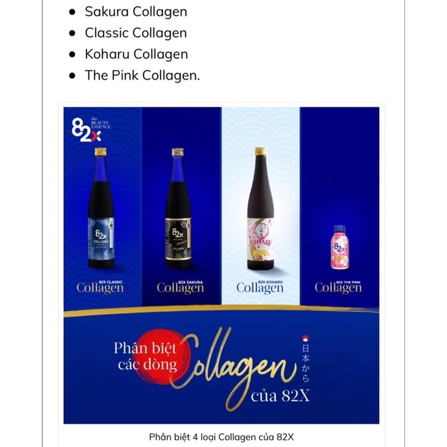 Collagen 82x Nhật Bản trắng sáng mịn màng chống lão hoá tươi trẻ