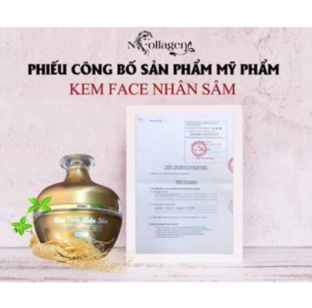 (HÀNG BÁN CHẠY) COMBO KEM FACE NHÂN SÂM + SERUM SKIN CARE VITAMIN C N_COLLAGEN