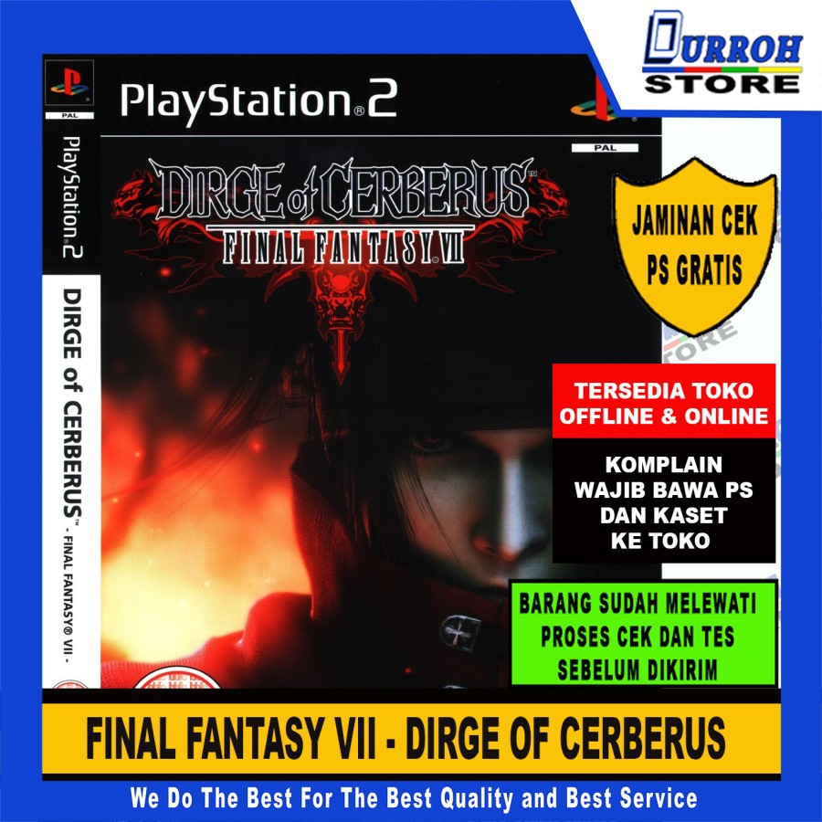 Băng Cát Xốp Ps2 Final Fantasy 7 Chất Lượng Cao