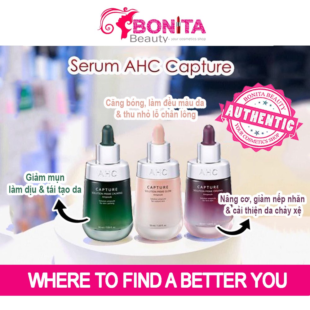Tinh Chất AHC Capture Solution Prime Glow – Firming – Calming 50ml