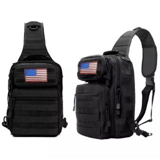 Túi đeo chéo nam Army to đựng ipad chéo kiểu quân đội cờ Mỹ