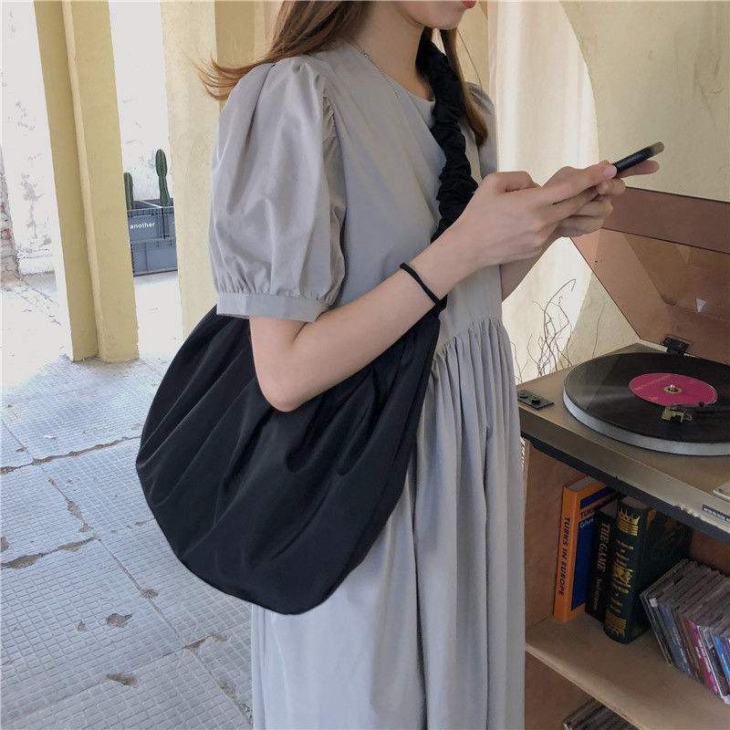 Túi Đeo Vai Vải Canvas Cỡ Lớn Thời Trang Cho Nữ