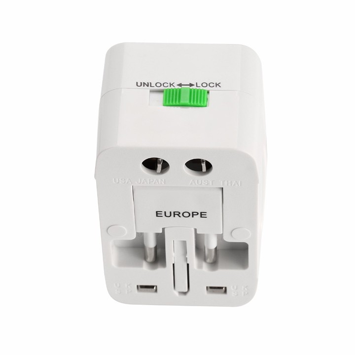 Ổ cắm điện quốc tế đa năng du lịch Universal Travel AC Adapter