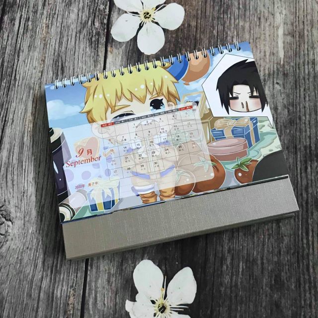 Lịch để bàn 2020 Naruto