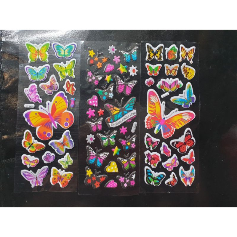sticker hình bươm bướm
