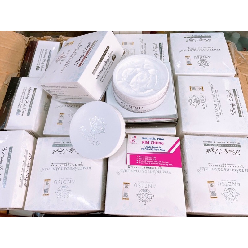 Kem dưỡng trắng da toàn thân Andisu Body Cream