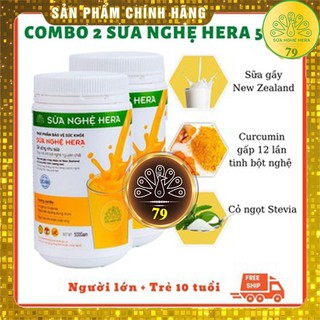 [CAM KẾT HIỆU QUẢ 100%] COMBO 2 HỘP SỮA NGHỆ HERA CAO CẤP CHÍNH HÃNG 500g,Lợi sữa,Hết đau bao tử,cho hệ tiêu hóa khỏe