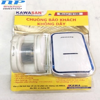Chuông báo khách hồng ngoại không dây cao cấp kawasan i618b