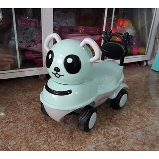 [Shopee giá rẻ] Xe bơi chòi chân hình gấu trúc (có đèn + nhạc)