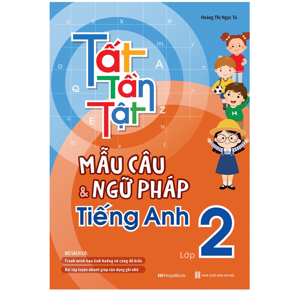 Sách Megabooks - Combo 5 Cuốn Tất Tần Tật Mẫu Câu Và Ngữ Pháp Tiếng Anh Lớp 1,2,3,4,5
