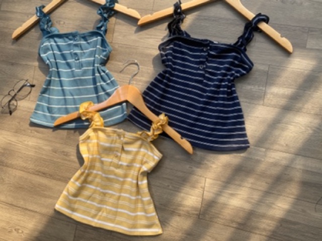 [Mã FASHIONT4WA2 giảm 10K đơn 50K] ÁO DÂY BÈO CROPTOP (Ảnh thật 3 màu) | BigBuy360 - bigbuy360.vn