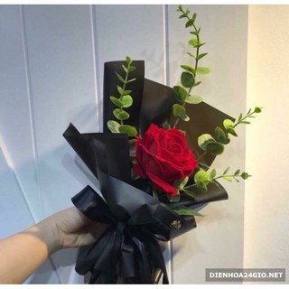 Giấy gói hoa màu đen