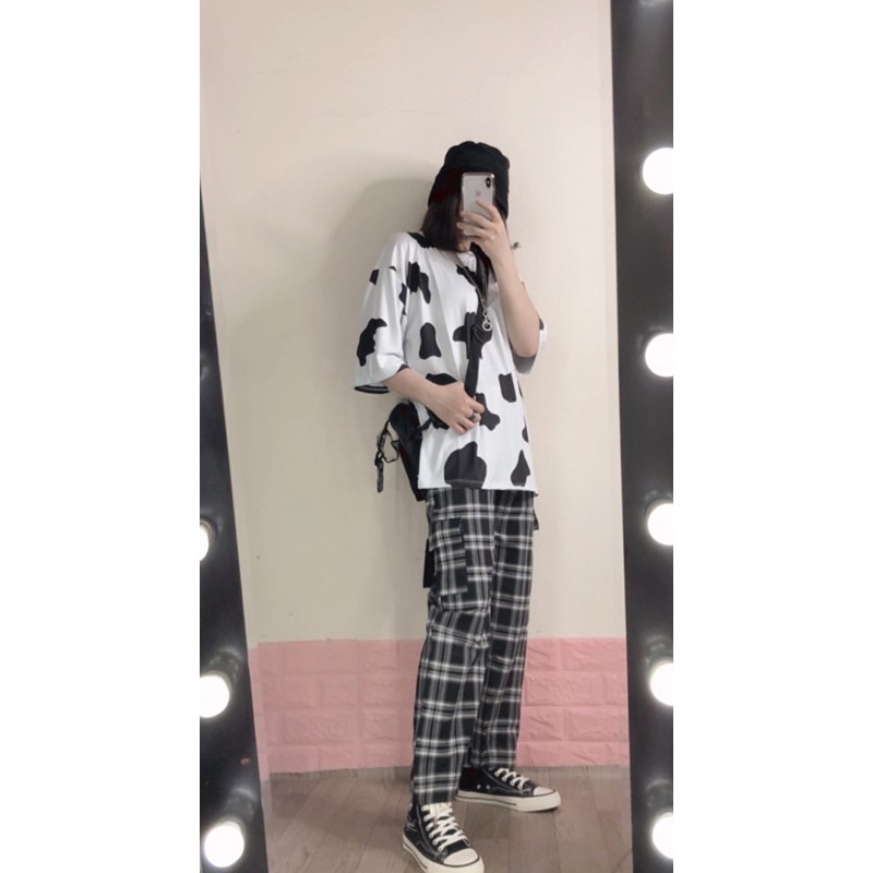 áo loang bò sữa⚡️FREESHIP EXTRA⚡️ảnh thật cuối