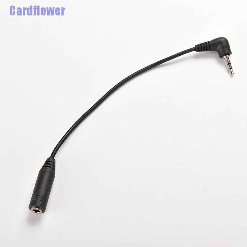 Cardflower  2.5mm Male Plug to 3.5mm Female Jack Stereo AUX Audio TRS Adapter Converter