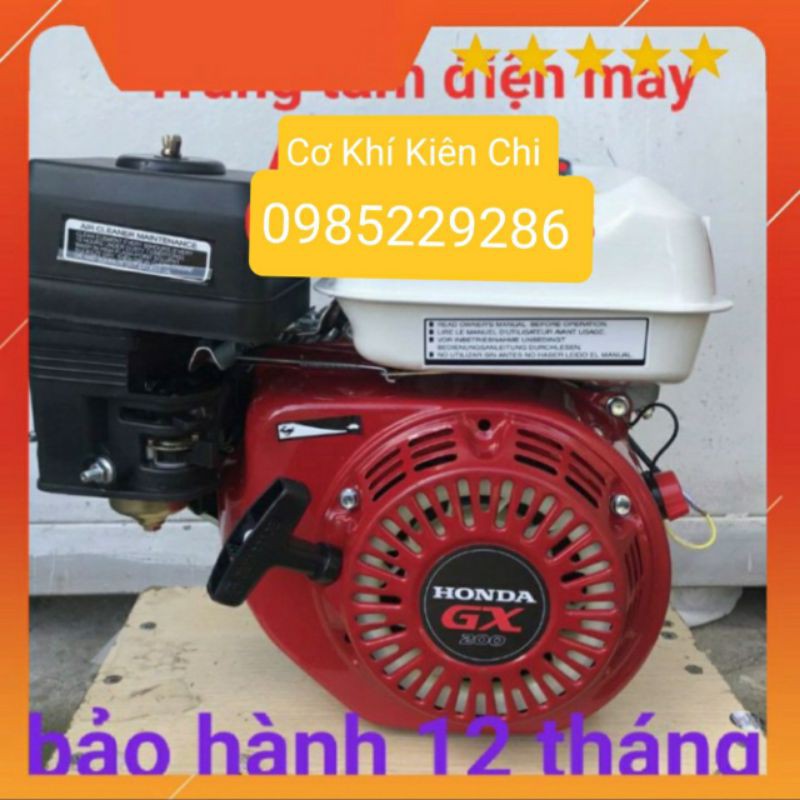 động cơ xăng honda GX-200 - động cơ chạy xuồng